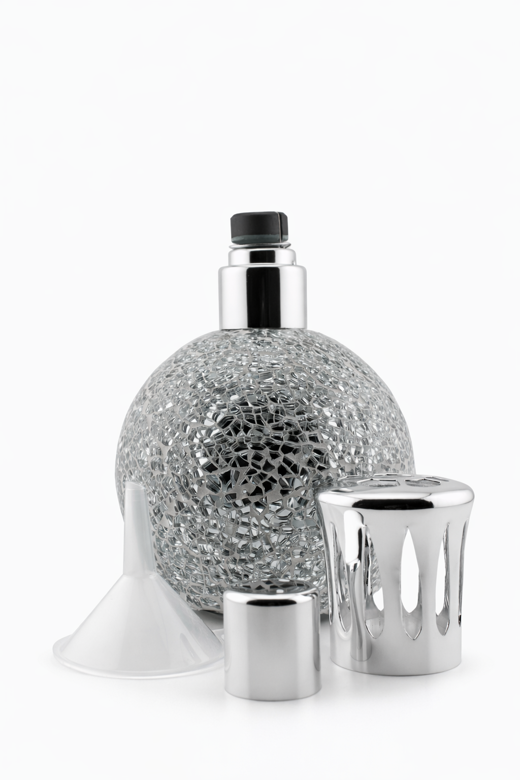 400ml Silver Mosaic Catalytic Fragrance Lamp