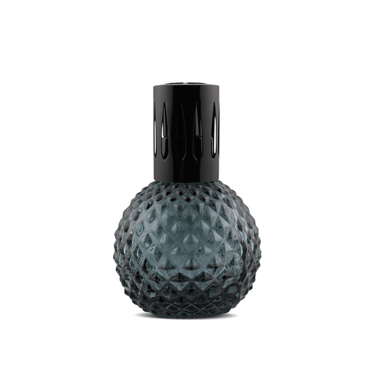 210ml Round Black Crystal Cut Glass Aromatherapy Lamp
