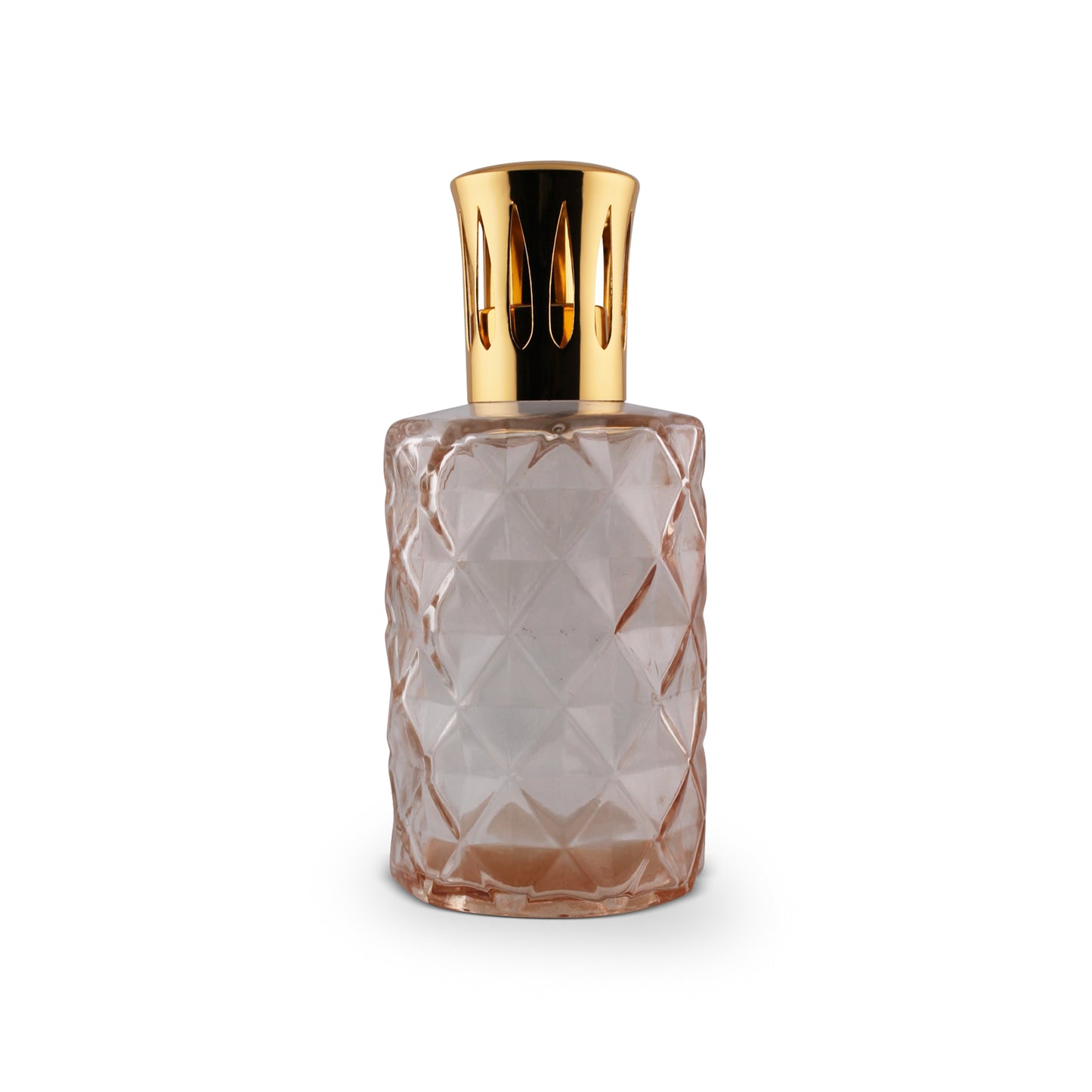 330ml Tall Diamond Rose Gold Glass Aromatherapy Lamp