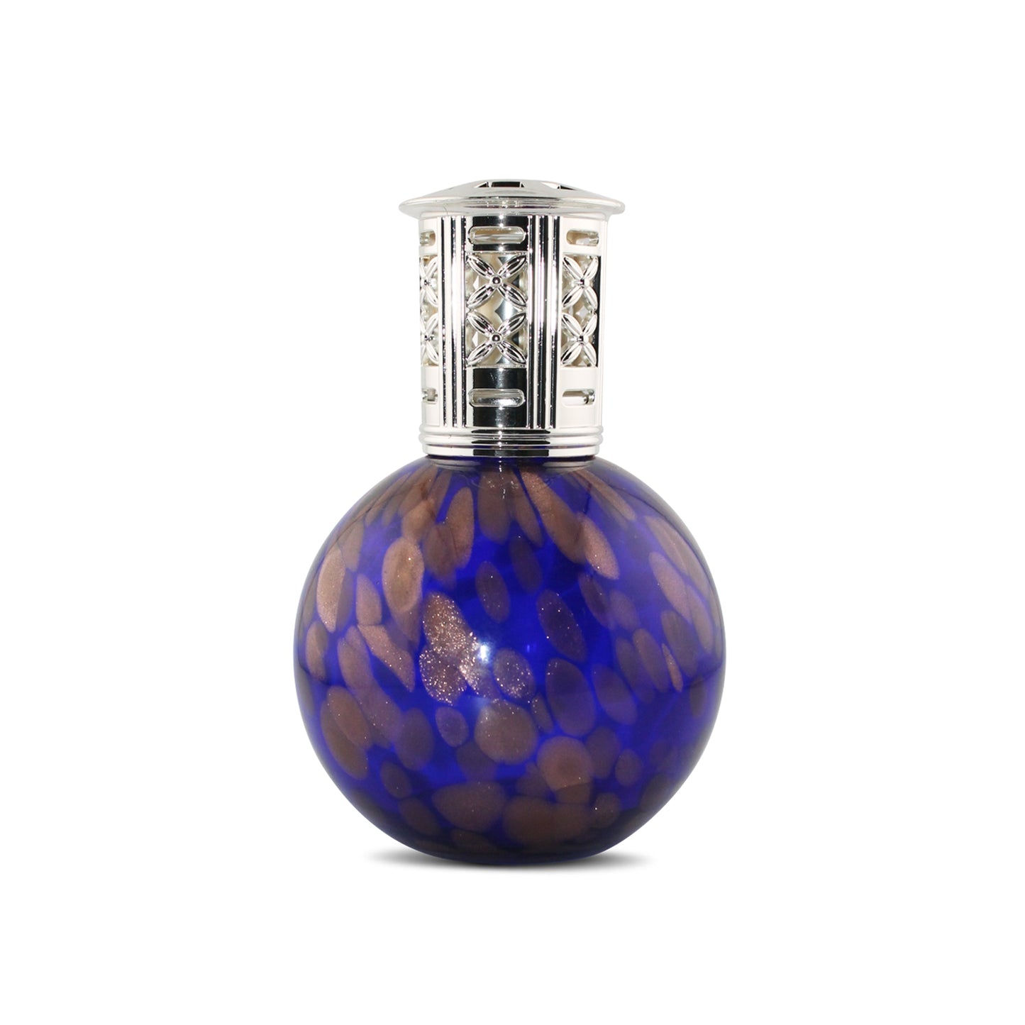 300ml Handmade Royal Blue Glass Catalytic Aromatherapy Lamp
