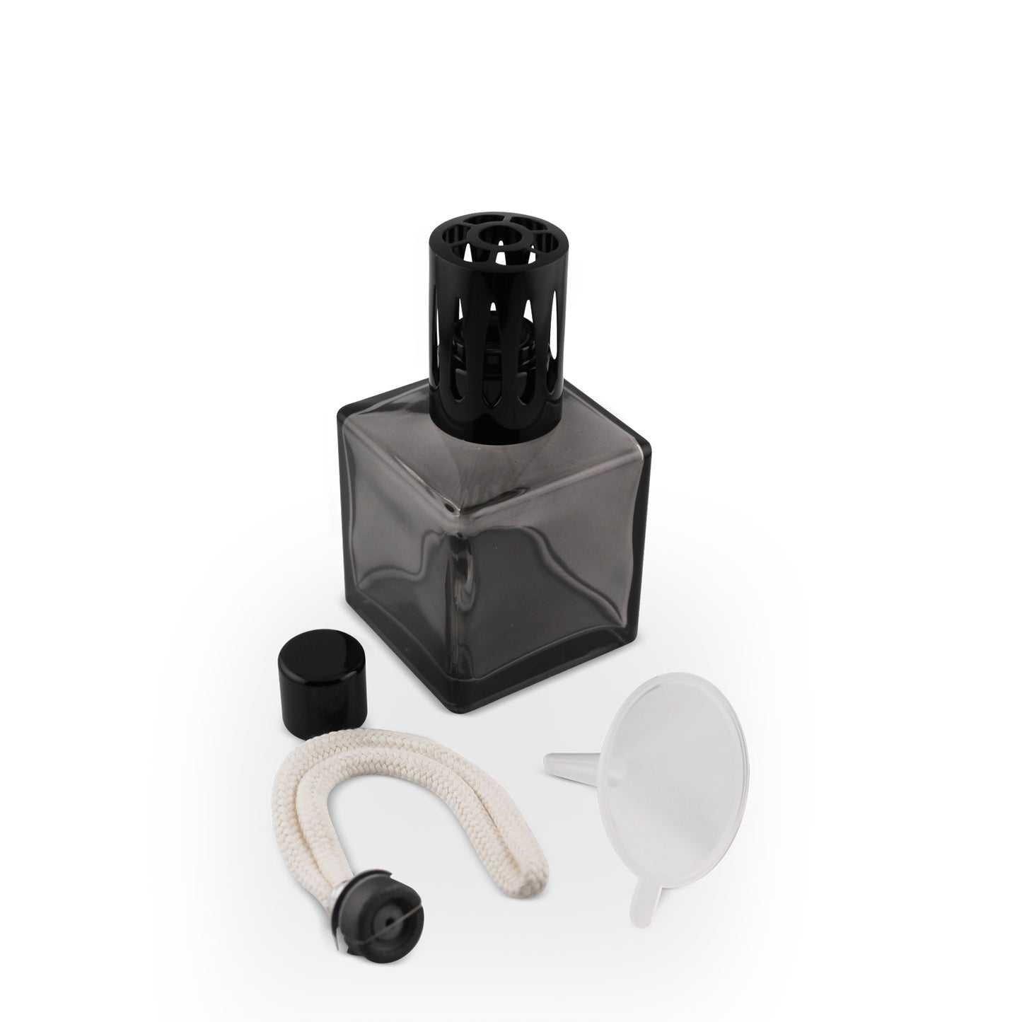 200ml Square Black Glass Aromatherapy Lamp