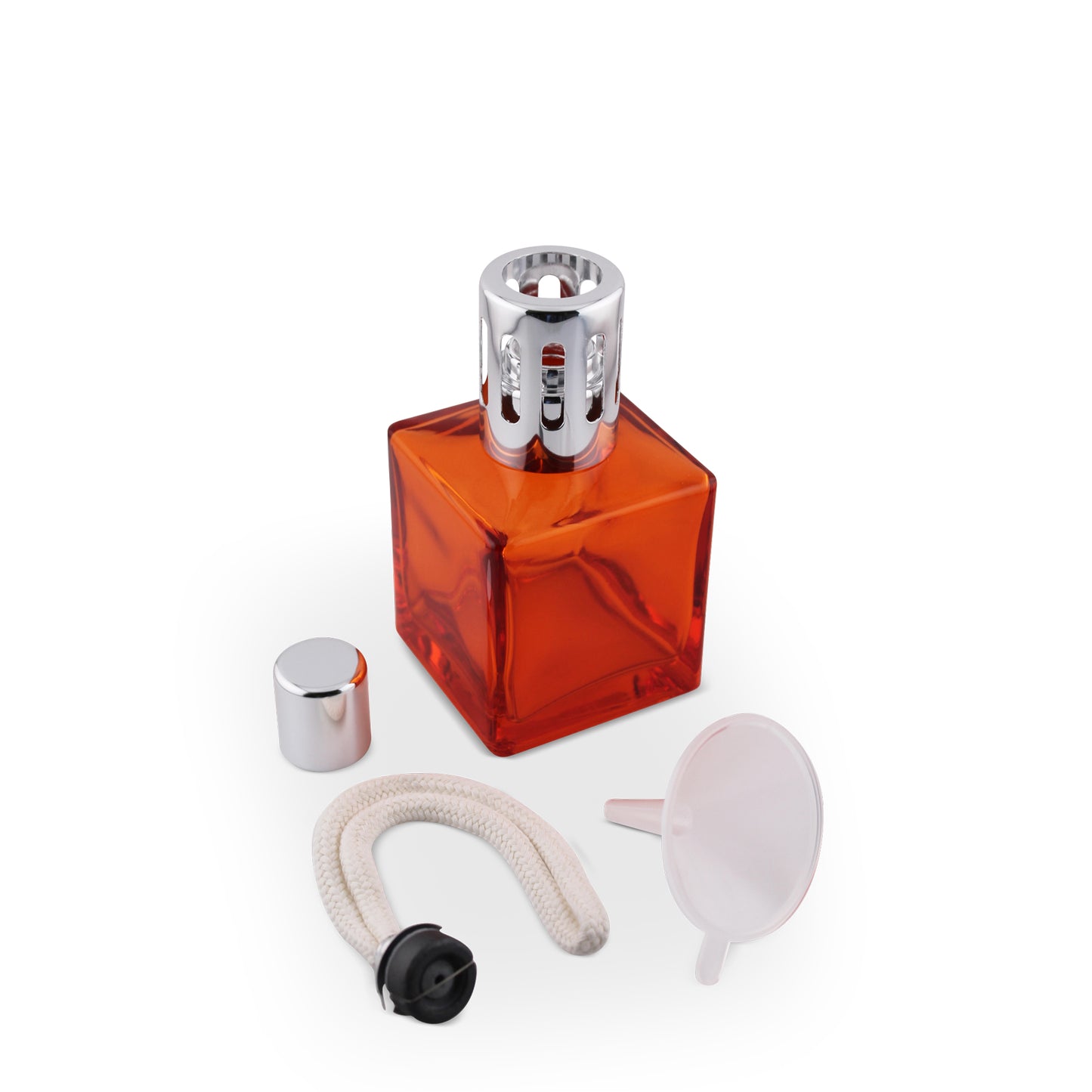 200ml Square Blood Orange Glass Aromatherapy Lamp