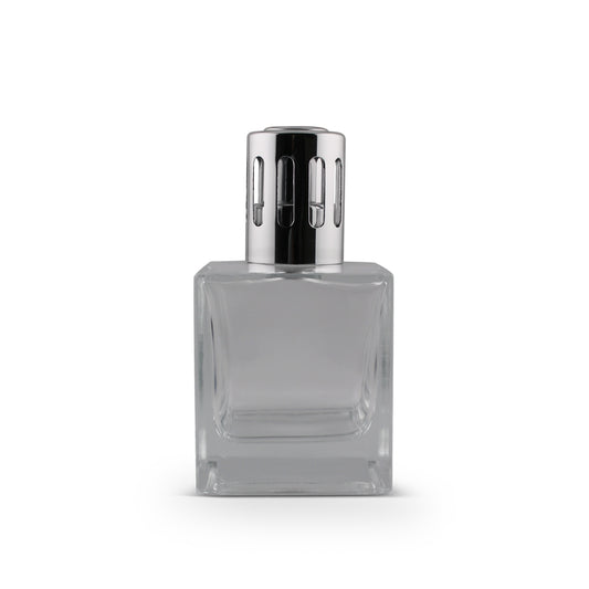 200ml Square Modern Clear Glass Aromatherapy Lamp