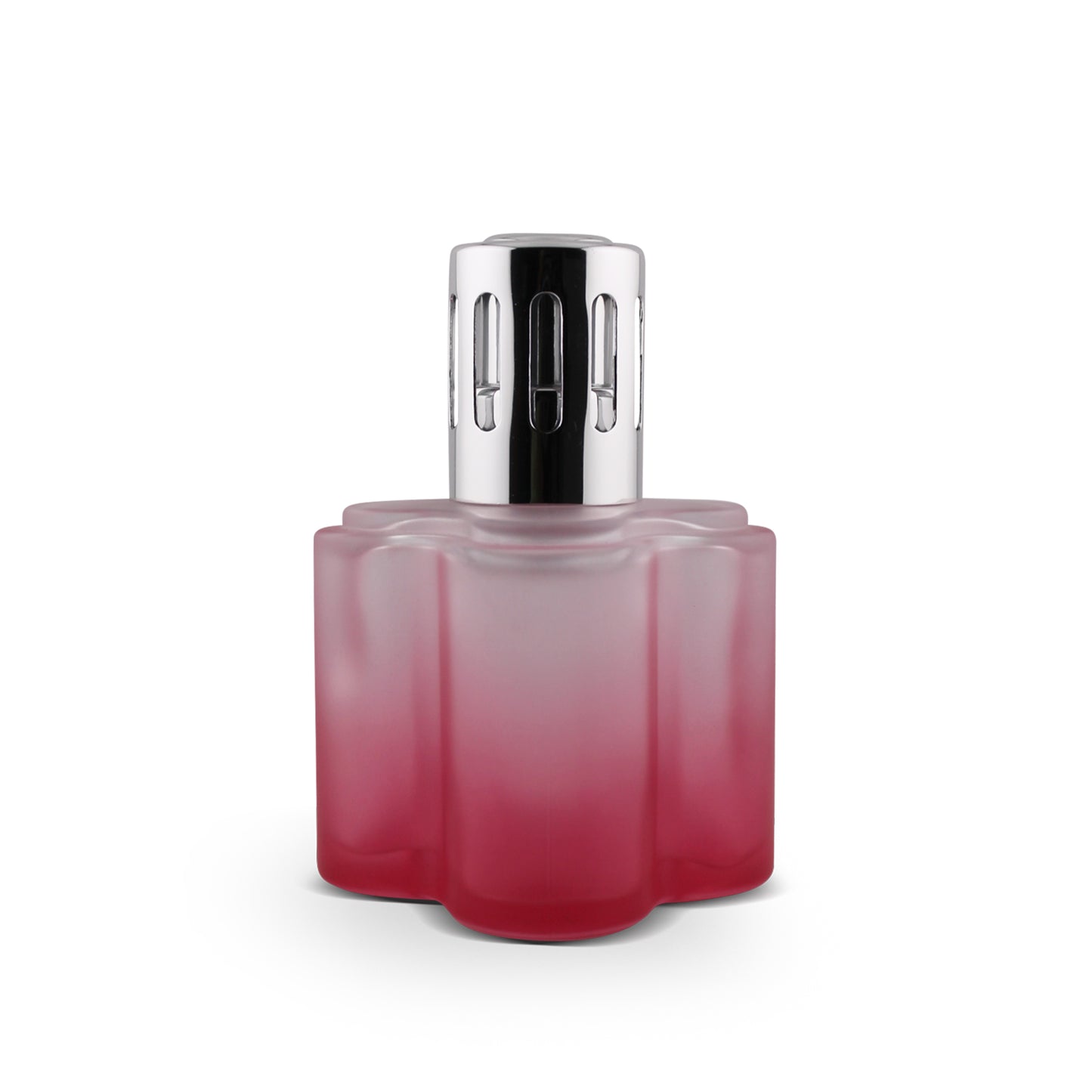 185ml Flower Opaque Pink Glass Aromatherapy Lamp